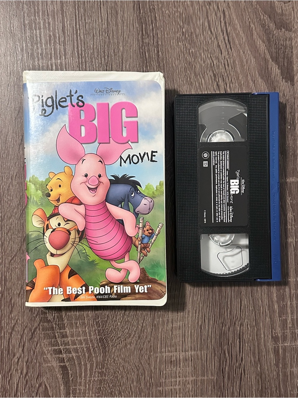 Piglet's Big Movie VHS Tape - Winnie The Pooh